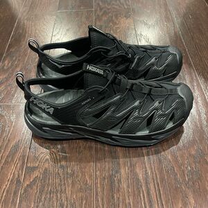 Hoka One One Hopara Men Size 14 Black Trail Running Sandal Hiking Shoes Outdoor